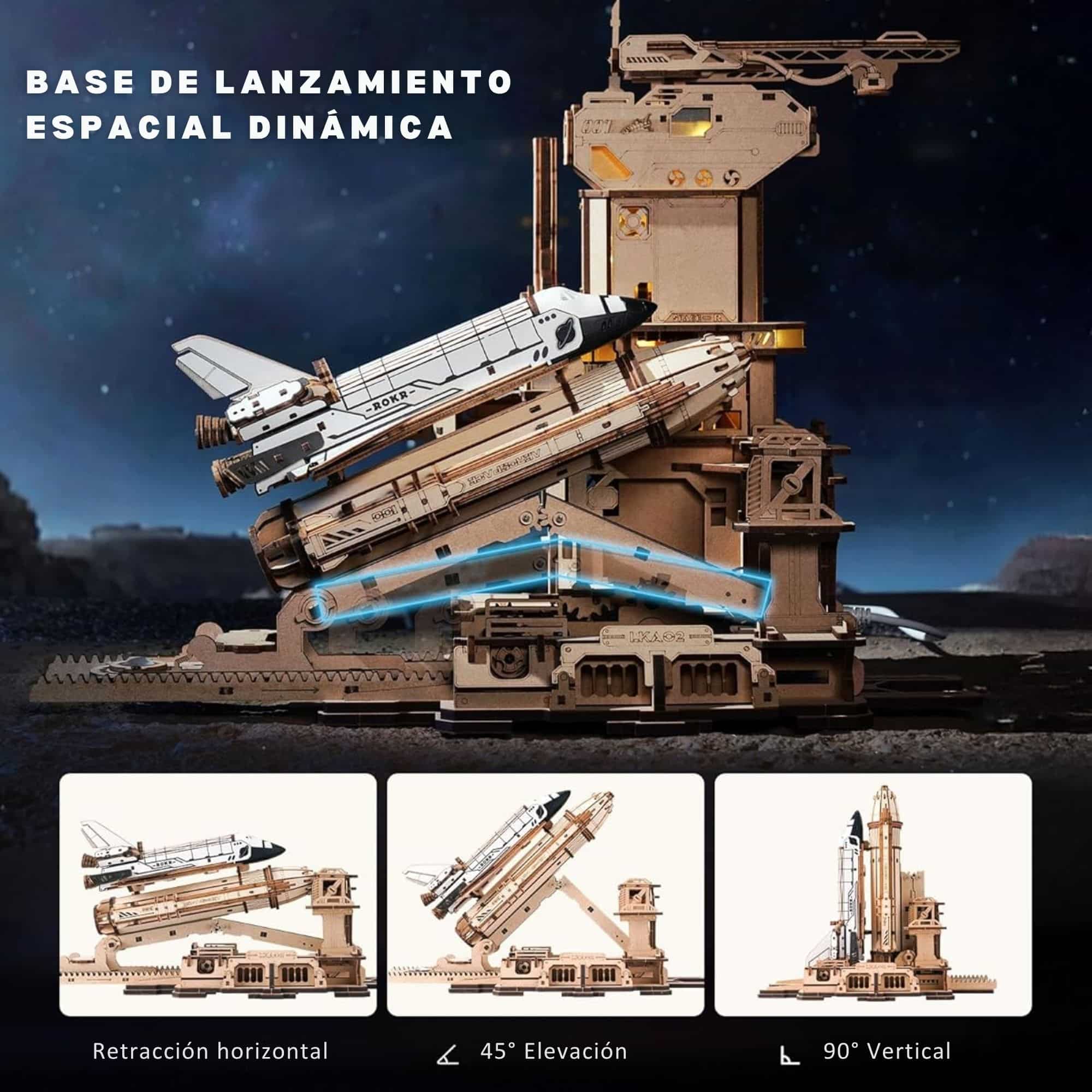 Rokr Mechanical Models - Puzzle 3D Space Shuttle Transbordador Espacial - Image 5