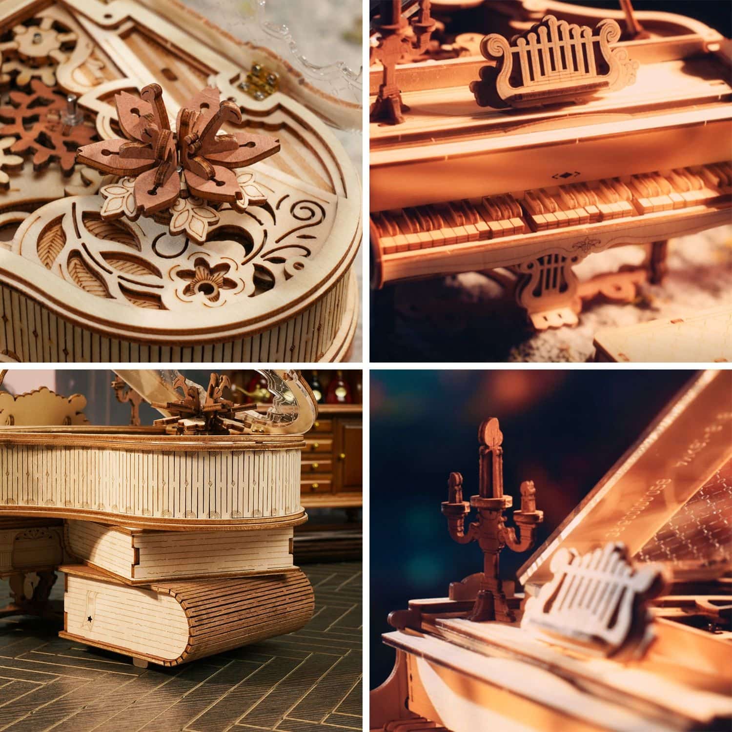 Rokr Mechanical Music Box - Puzzle 3D Magic Piano - Image 7