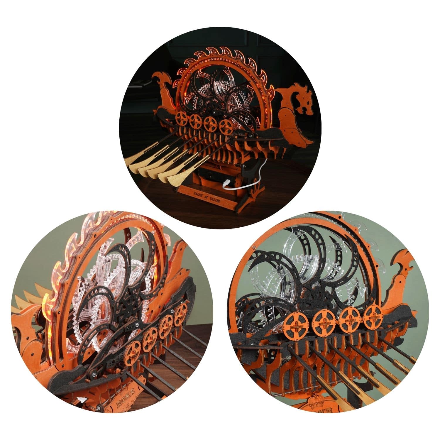 Rokr - Puzzle 3D Viking Dragon Ship - Image 6