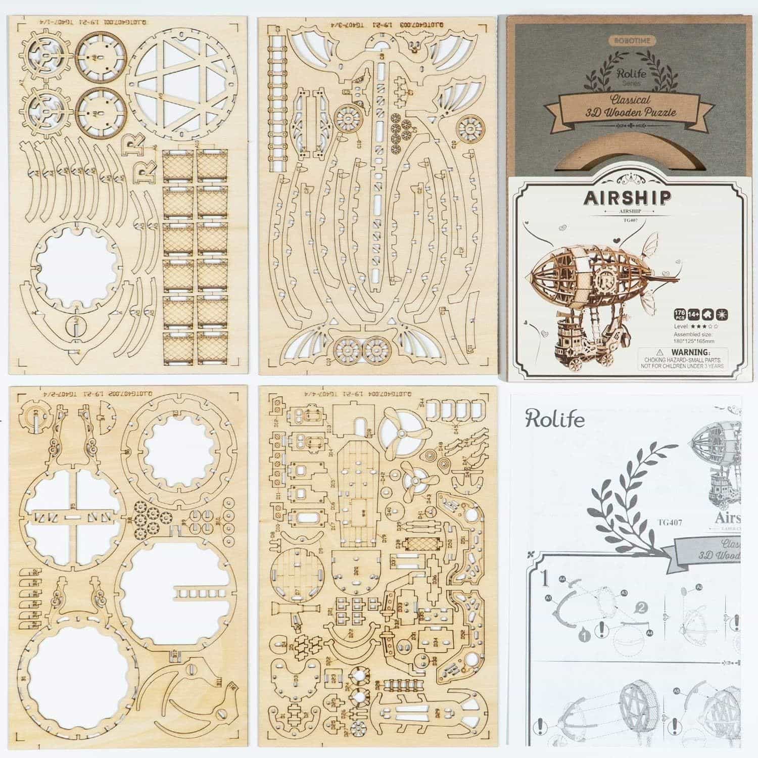 Rolife Classical - Puzzle 3D Dirigible Airship - Image 5