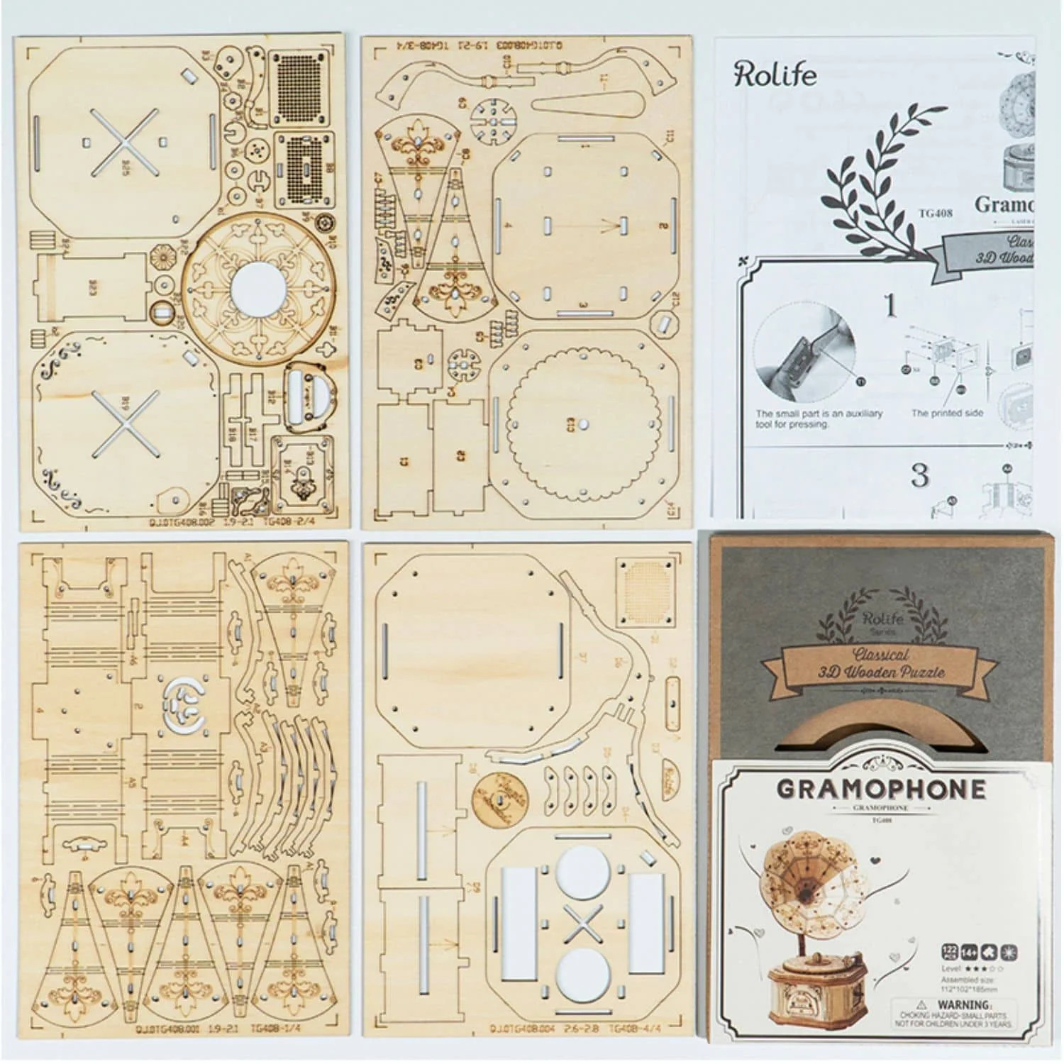 Rolife Classical - Puzzle 3D Gramófono - Image 6
