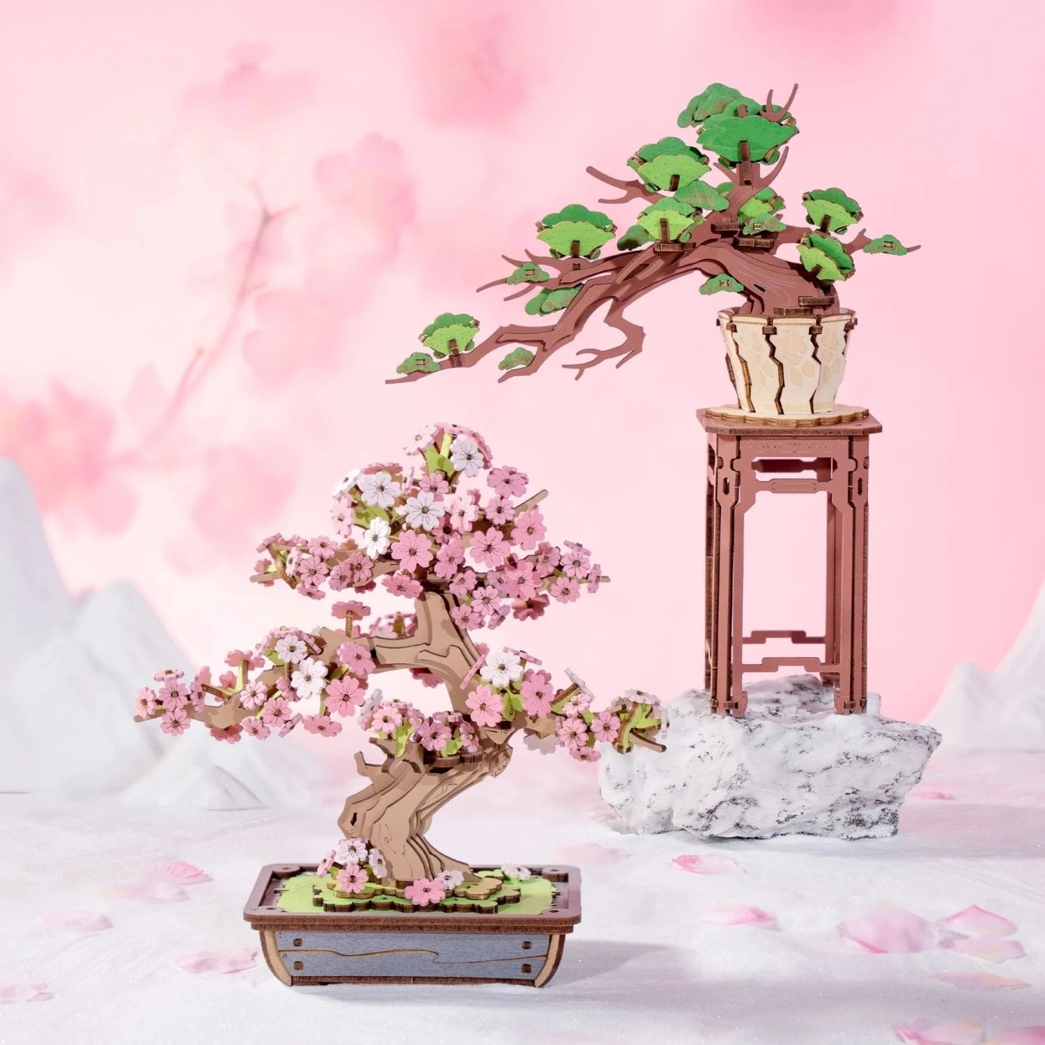 Rolife Classical - Puzzle 3D Sakura Bonsai - Image 8