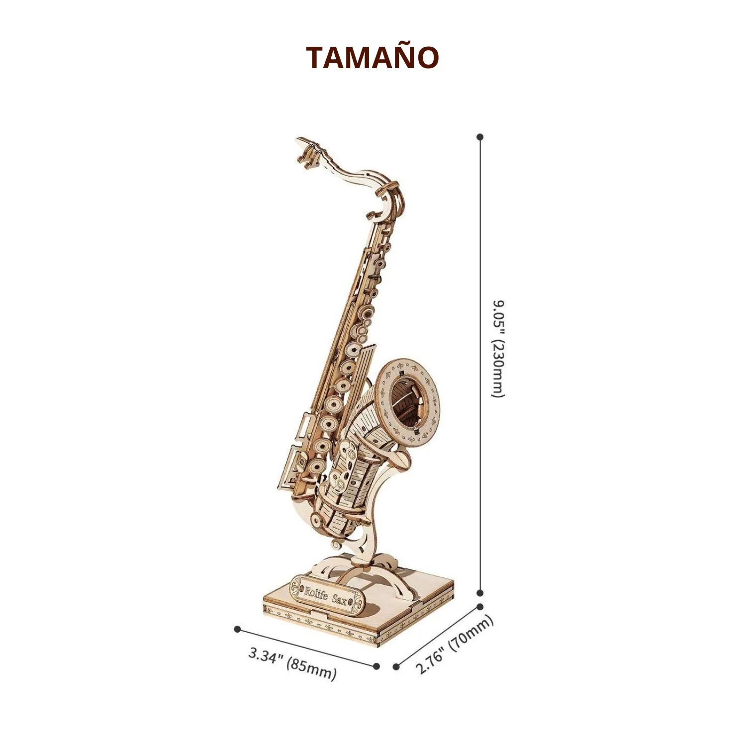 Rolife Classical - Puzzle 3D Saxophone - Image 3