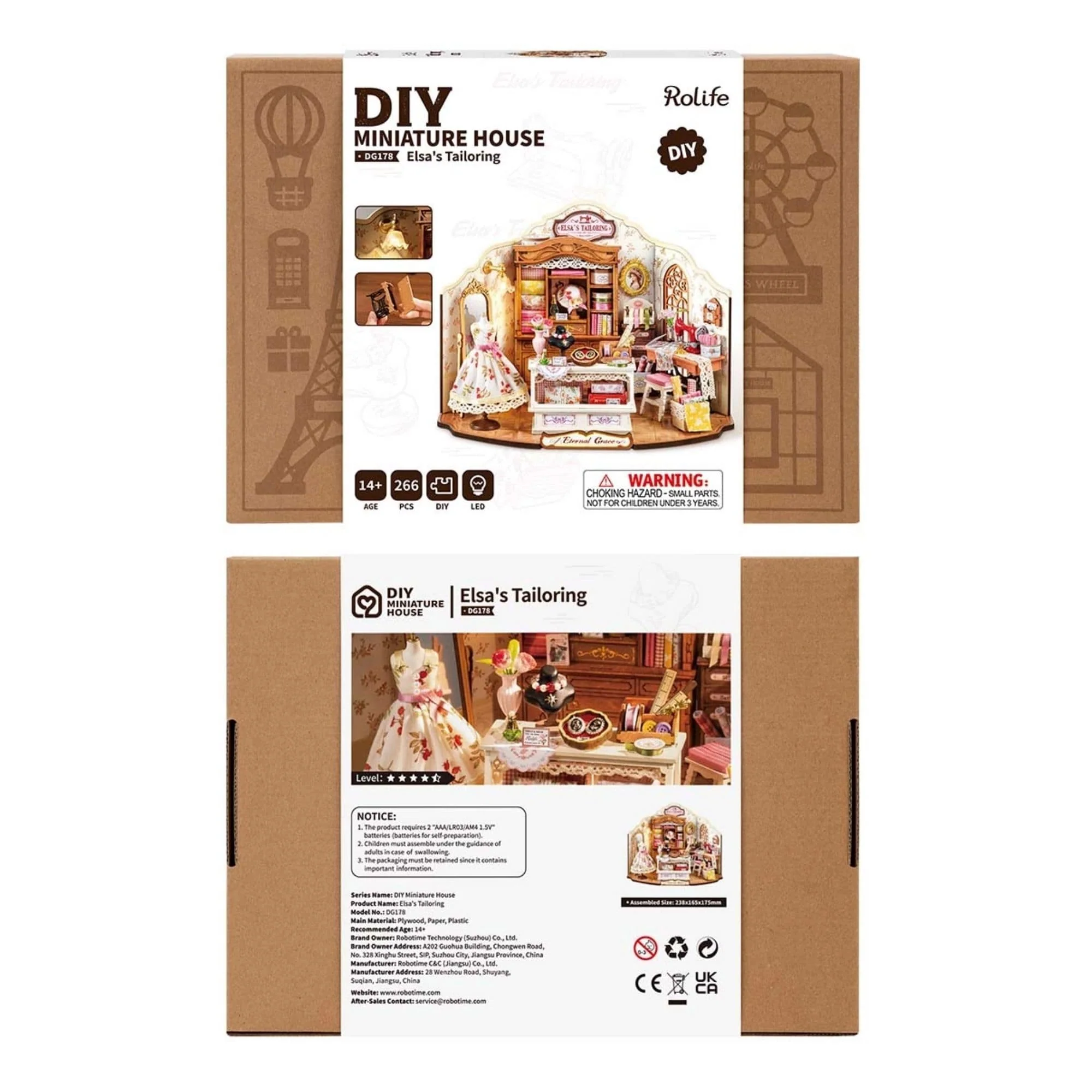Rolife DIY Mini House - Casas Miniatura Elsa's Tailoring - Image 8
