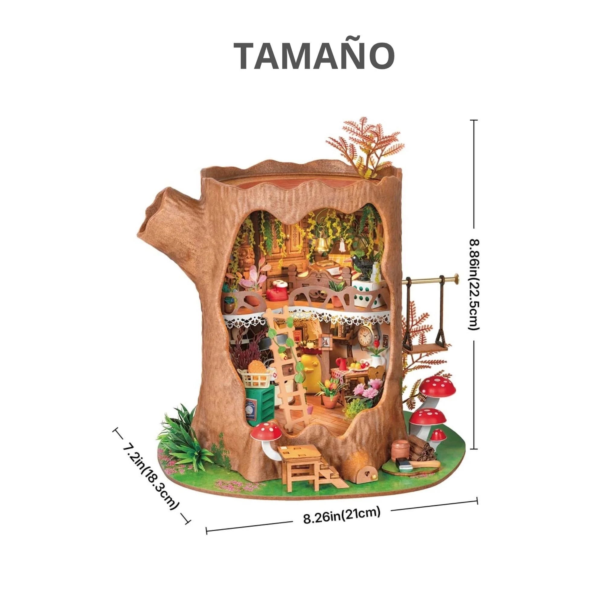 Rolife DIY Mini House - Casas Miniatura Fairytale Tree House - Image 3
