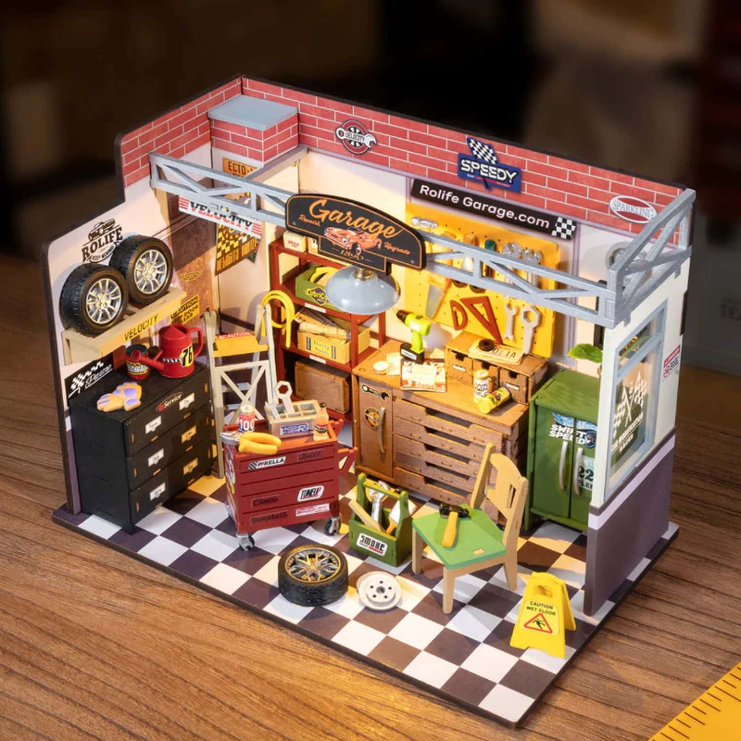 Rolife DIY Mini House - Casas Miniatura Garage Workshop - Image 5