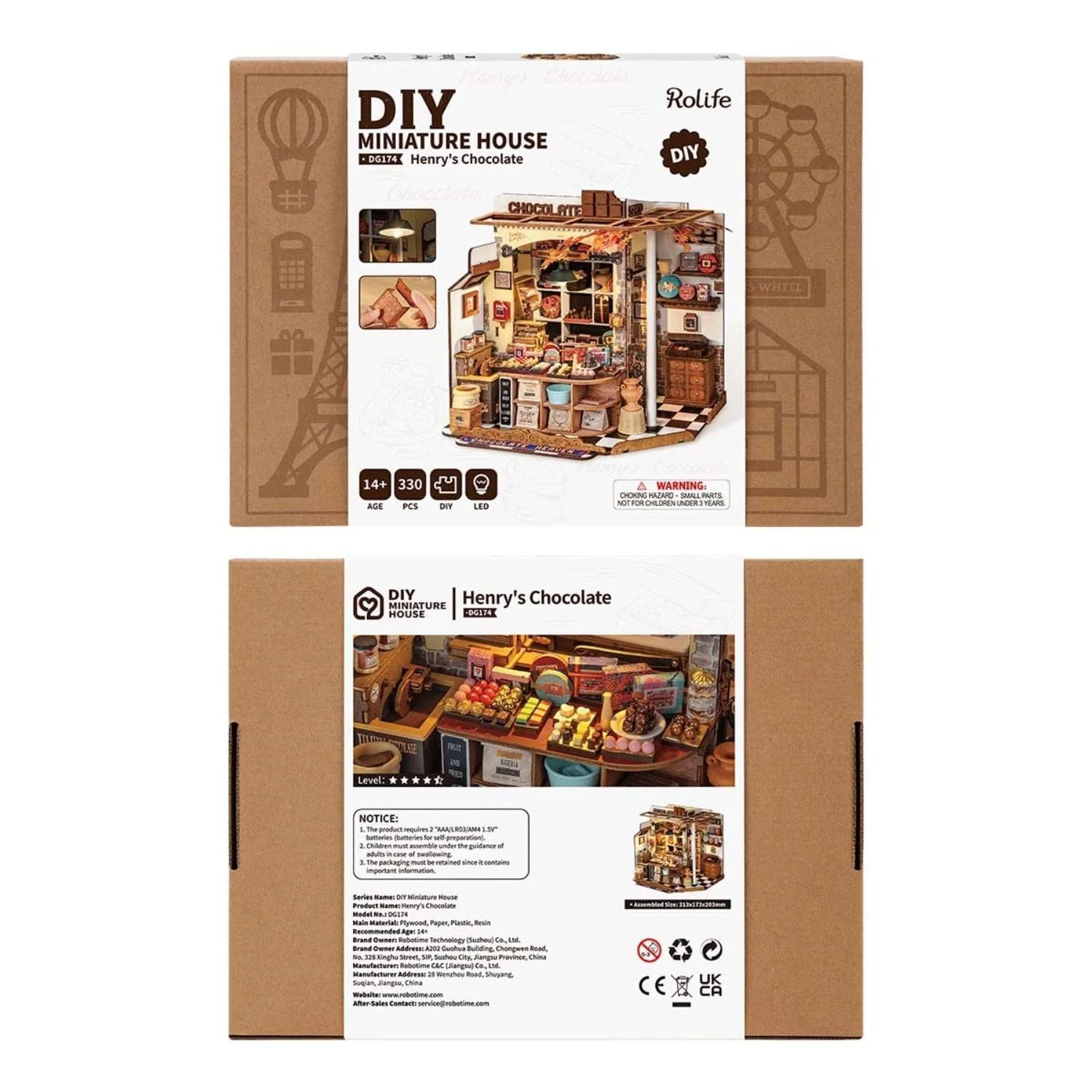 Rolife DIY Mini House - Casas Miniatura Henry's Chocolate - Image 8