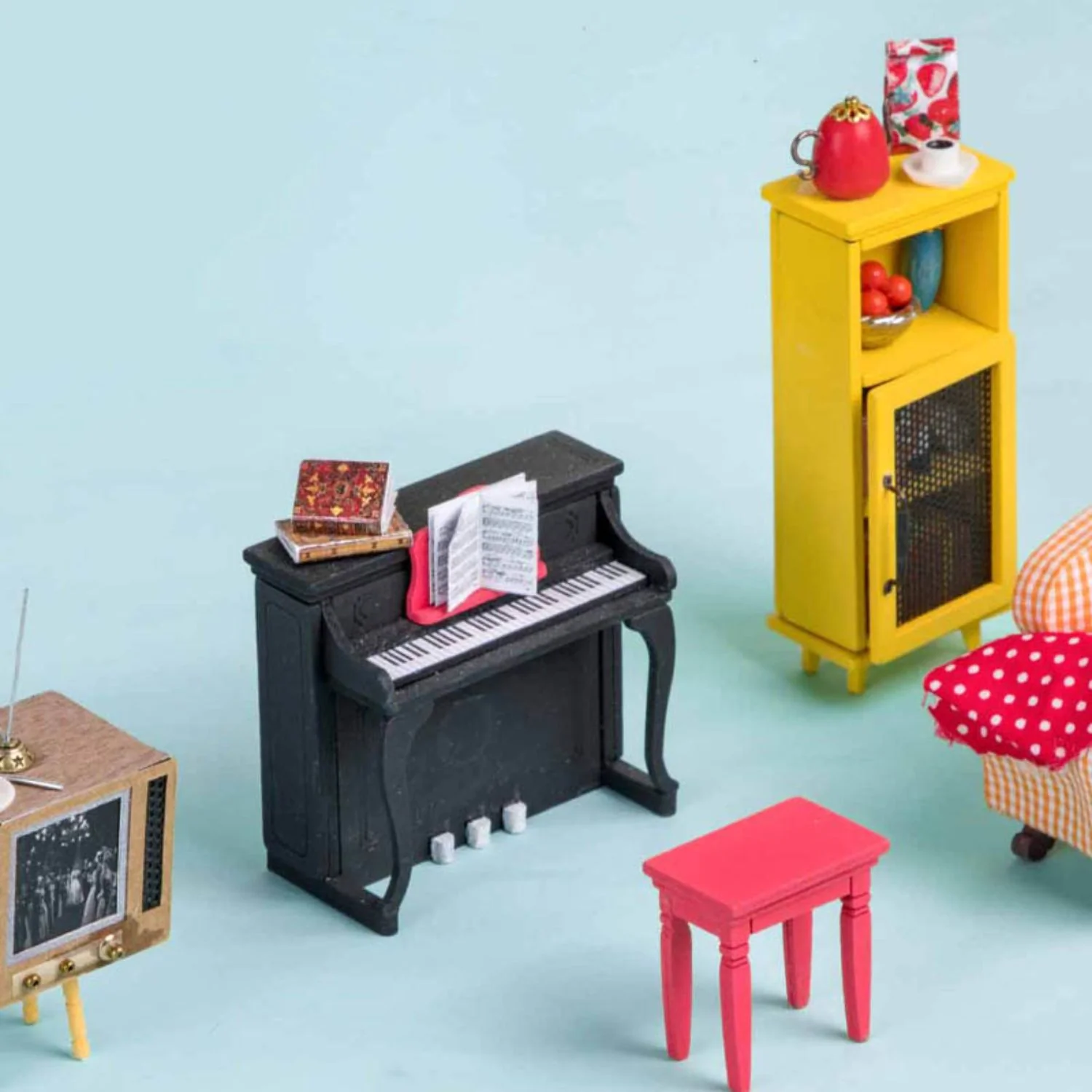 Rolife DIY Mini House - Casas Miniatura Joy's Peninsula Living Room - Image 5