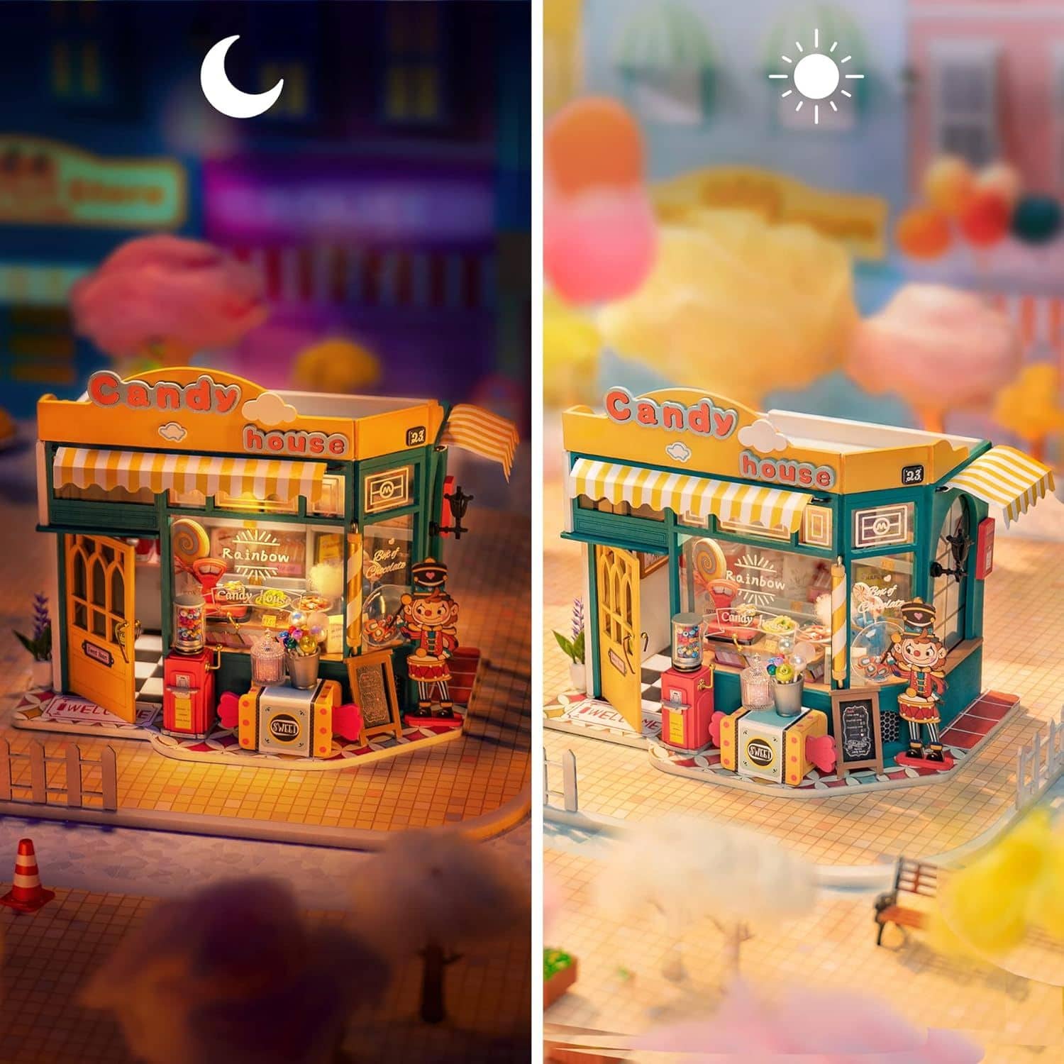 Rolife DIY Mini House - Casas Miniatura Rainbow Candy House - Image 6