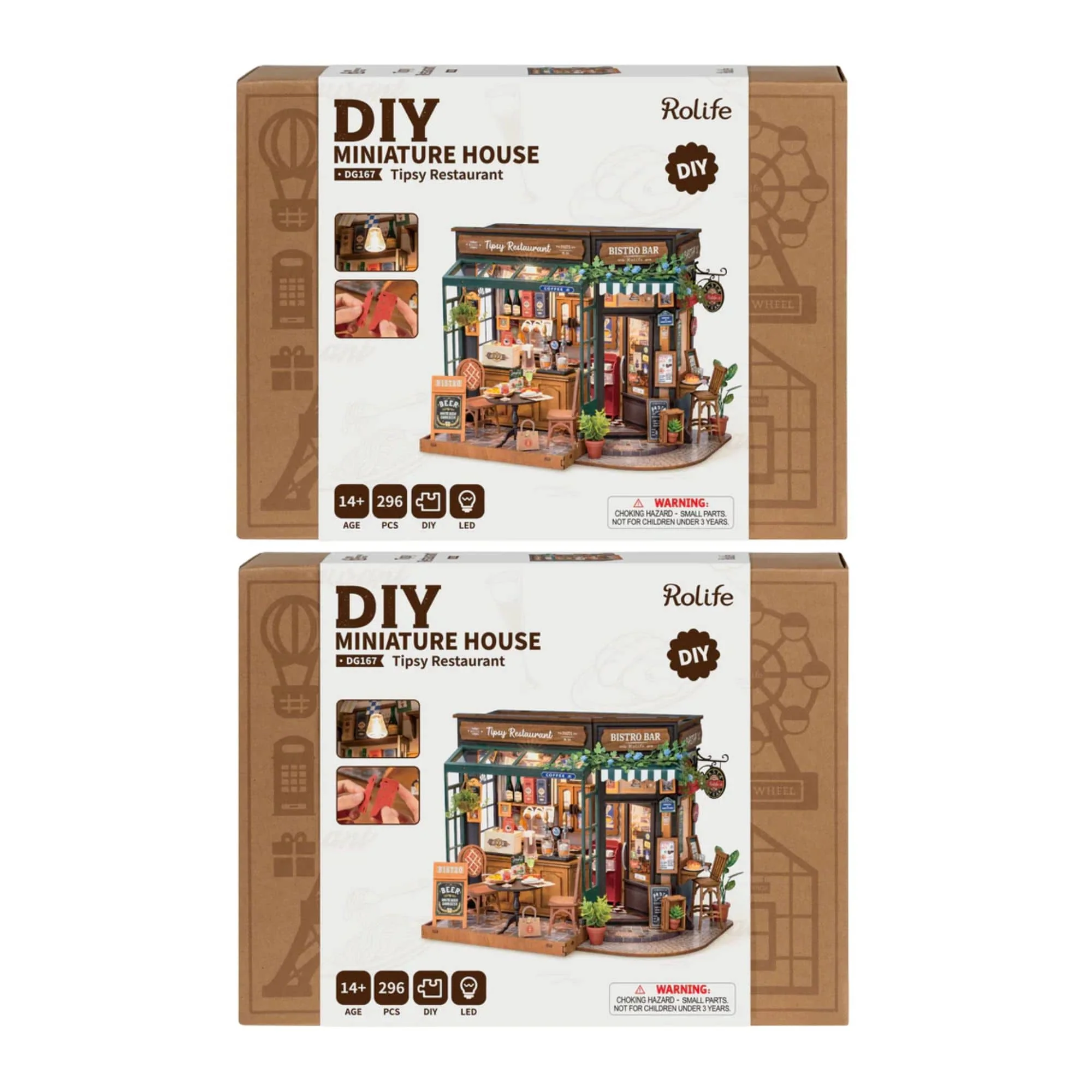 Rolife DIY Mini House - Casas Miniatura Tipsy Restaurant - Image 8