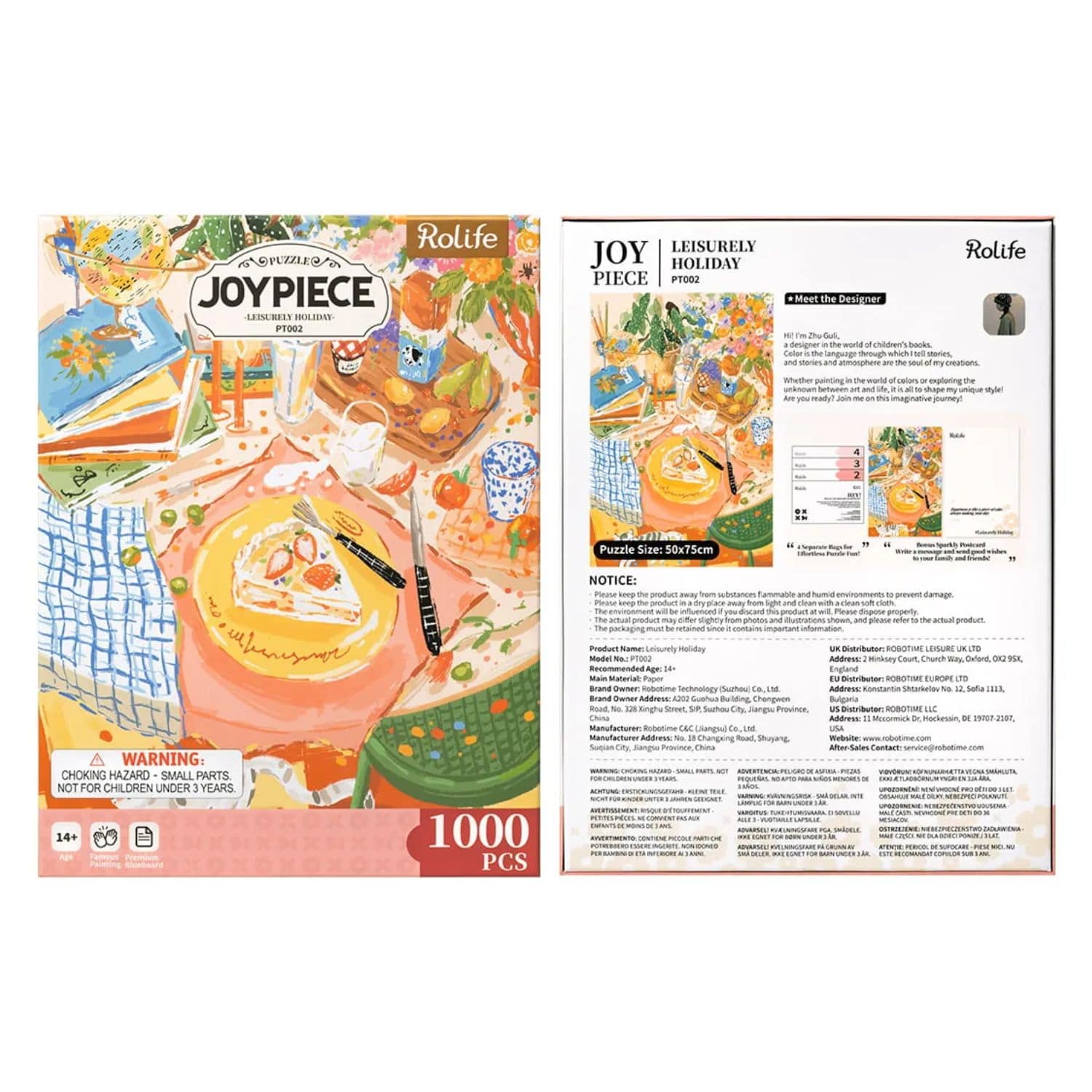 Rolife Joy Piece - Puzzle 1000 Piezas Leisurely Holiday - Image 8