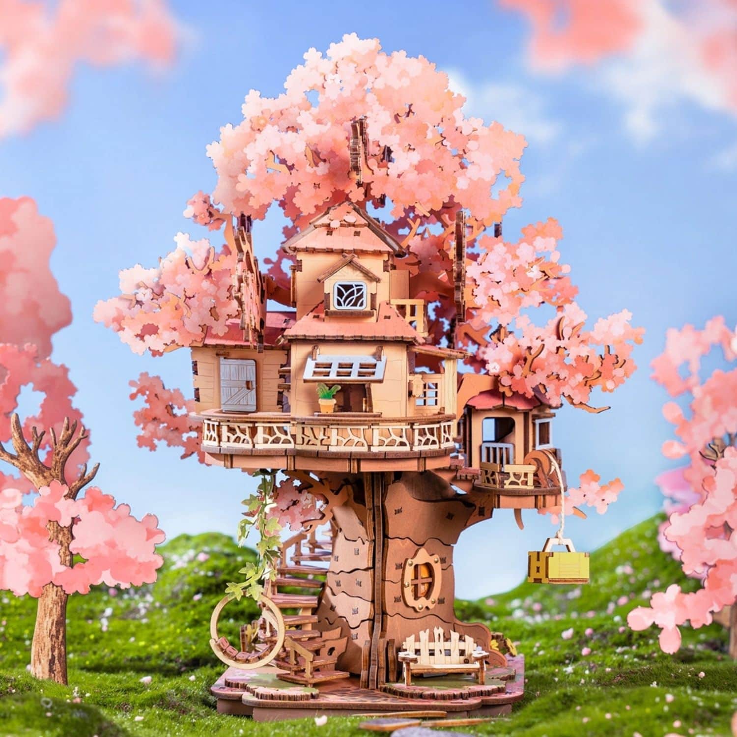 Rolife - Puzzle 3D Sakura Tree House - Image 4