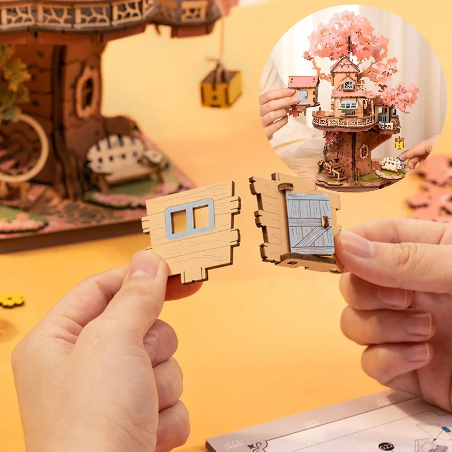 Rolife - Puzzle 3D Sakura Tree House - Image 7