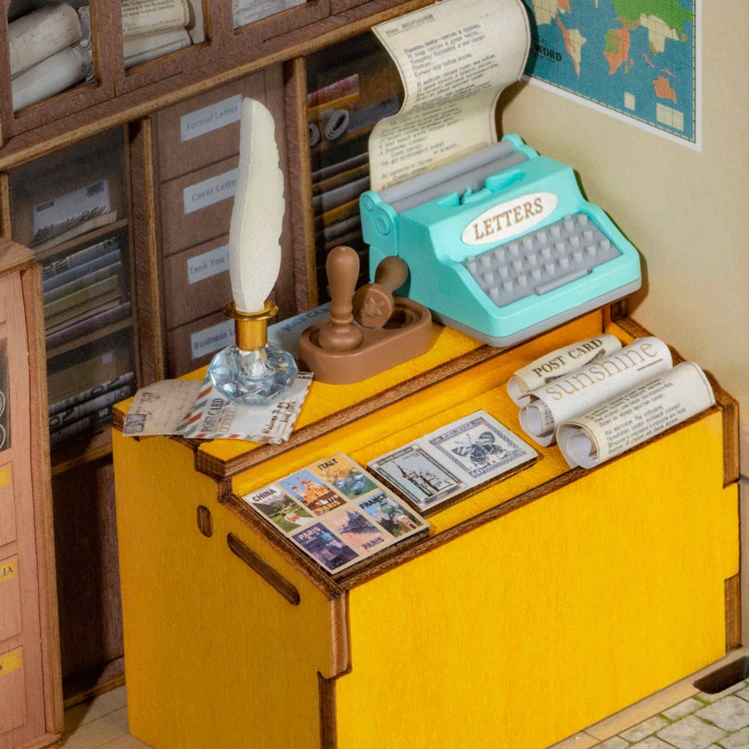 Rolife Secret World - Miniatura Armable Century Post Office - Image 6