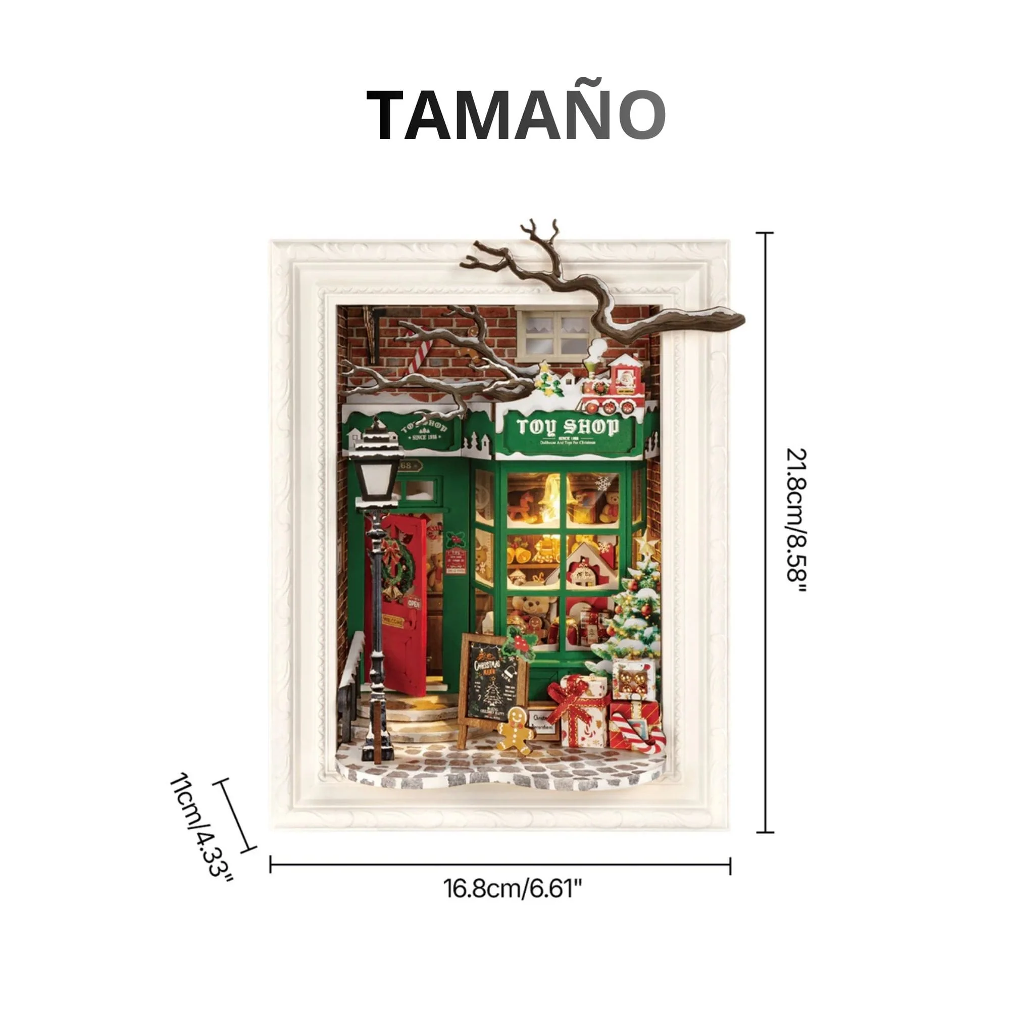 Rolife Story Frame Series - Puzzle 3D Santa Toy Shop - Image 3