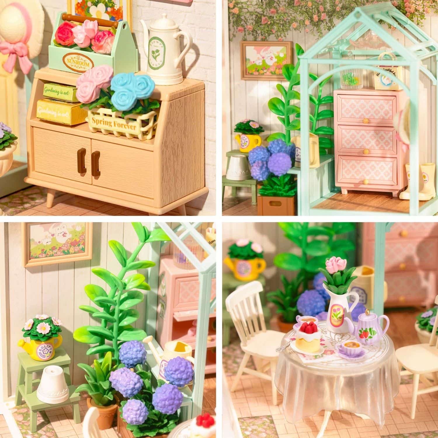 Rolife Super Creator - Casas Miniatura Blooming Tea Garden - Image 4