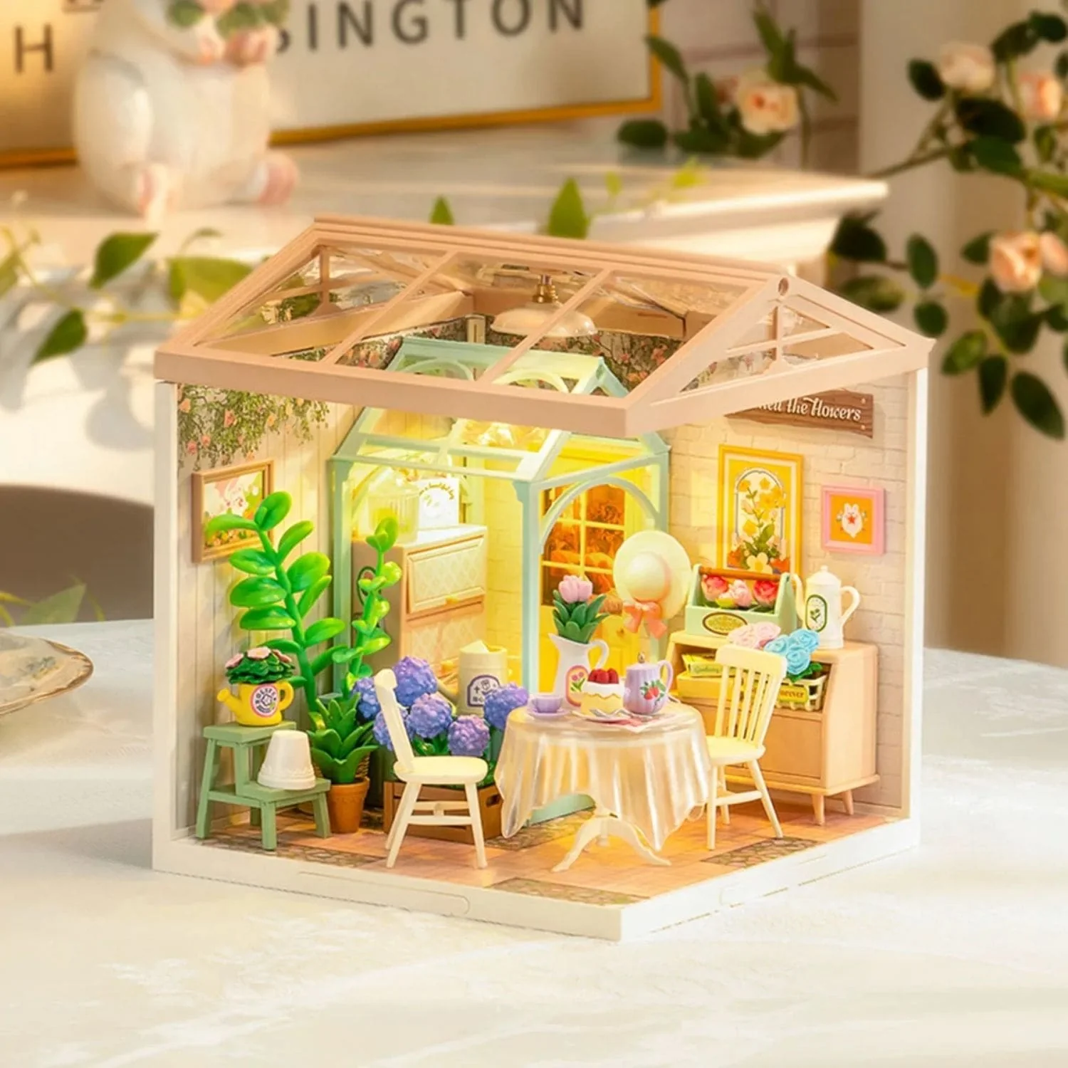 Rolife Super Creator - Casas Miniatura Blooming Tea Garden - Image 5