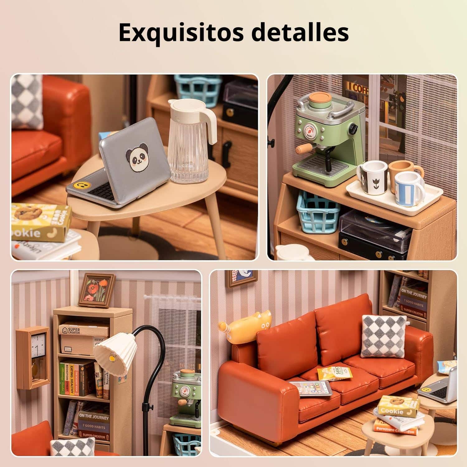 Rolife Super Creator - Casas Miniatura Cozy Living Lounge - Image 5