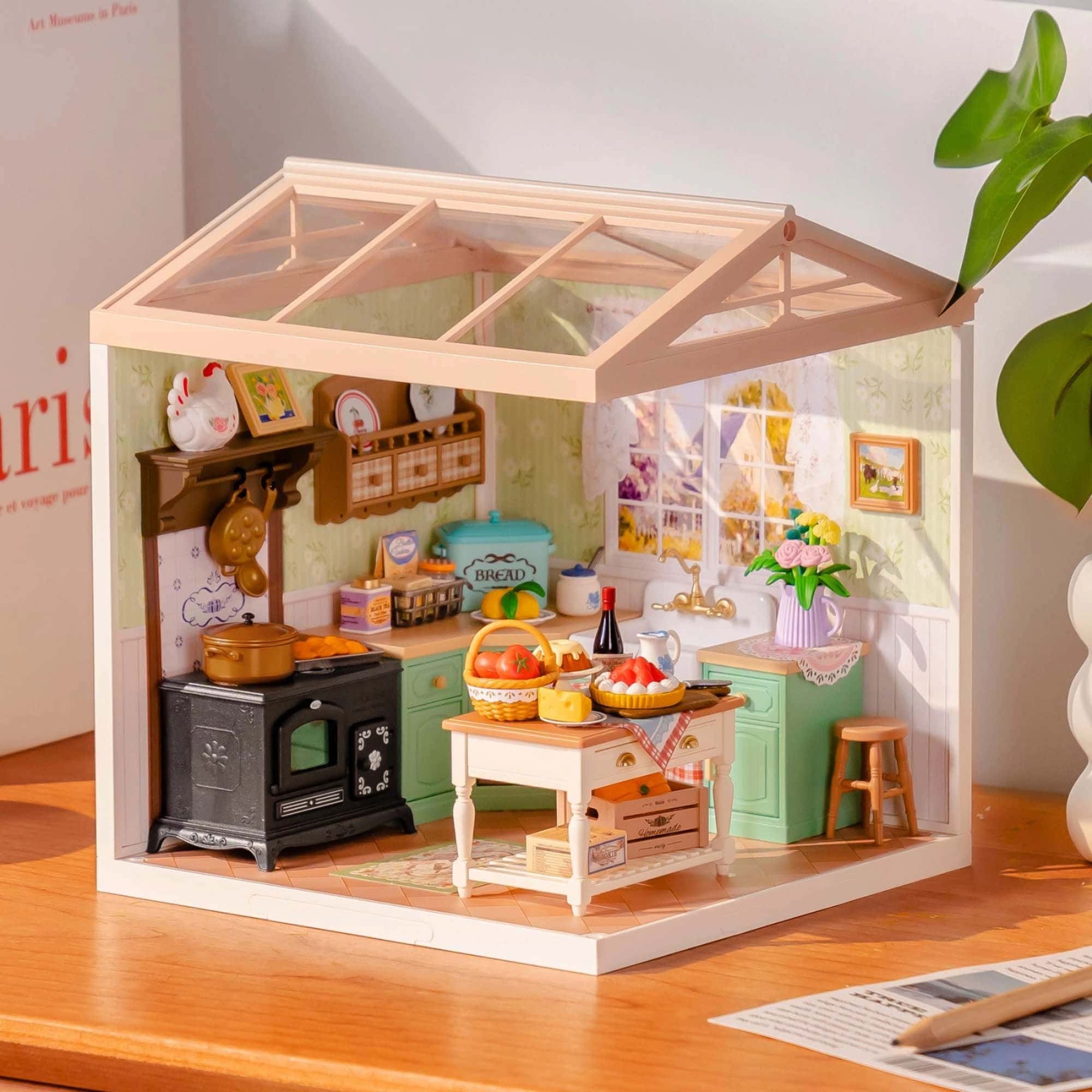 Rolife Super Creator - Casas Miniatura Farmhouse Kitchen - Image 8