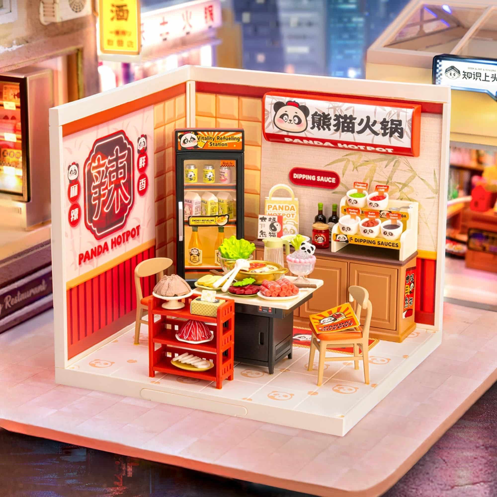 Rolife Super Creator - Casas Miniatura Panda Hot Pot - Image 2