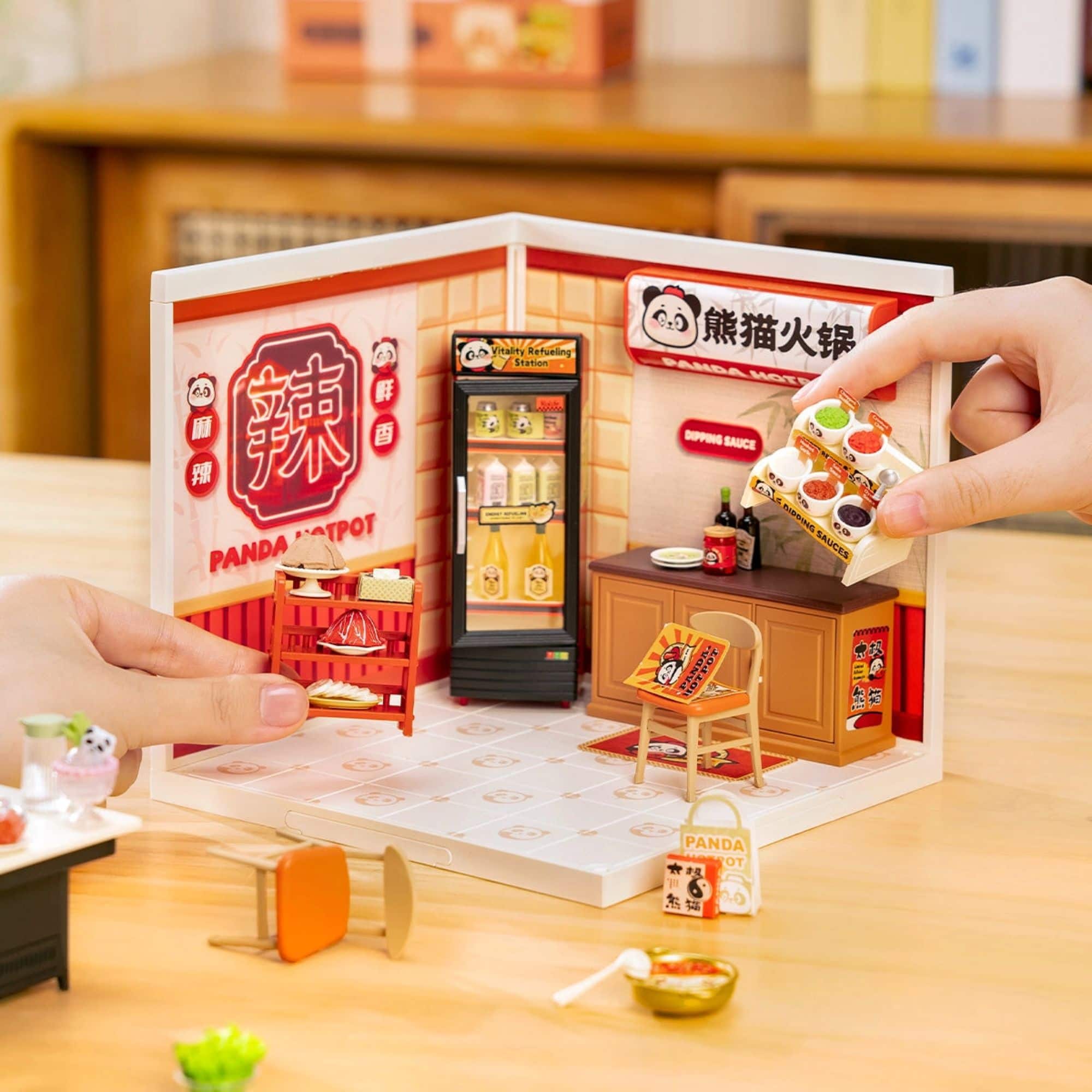 Rolife Super Creator - Casas Miniatura Panda Hot Pot - Image 6