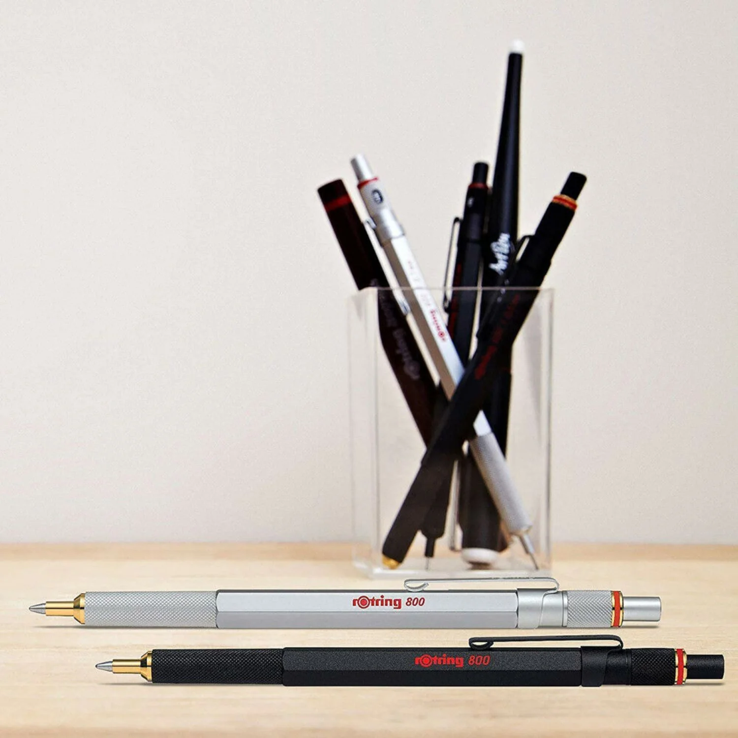 Rotring 800 - Bolígrafo Punta Media Punta Media Cuerpo Plata - Image 5