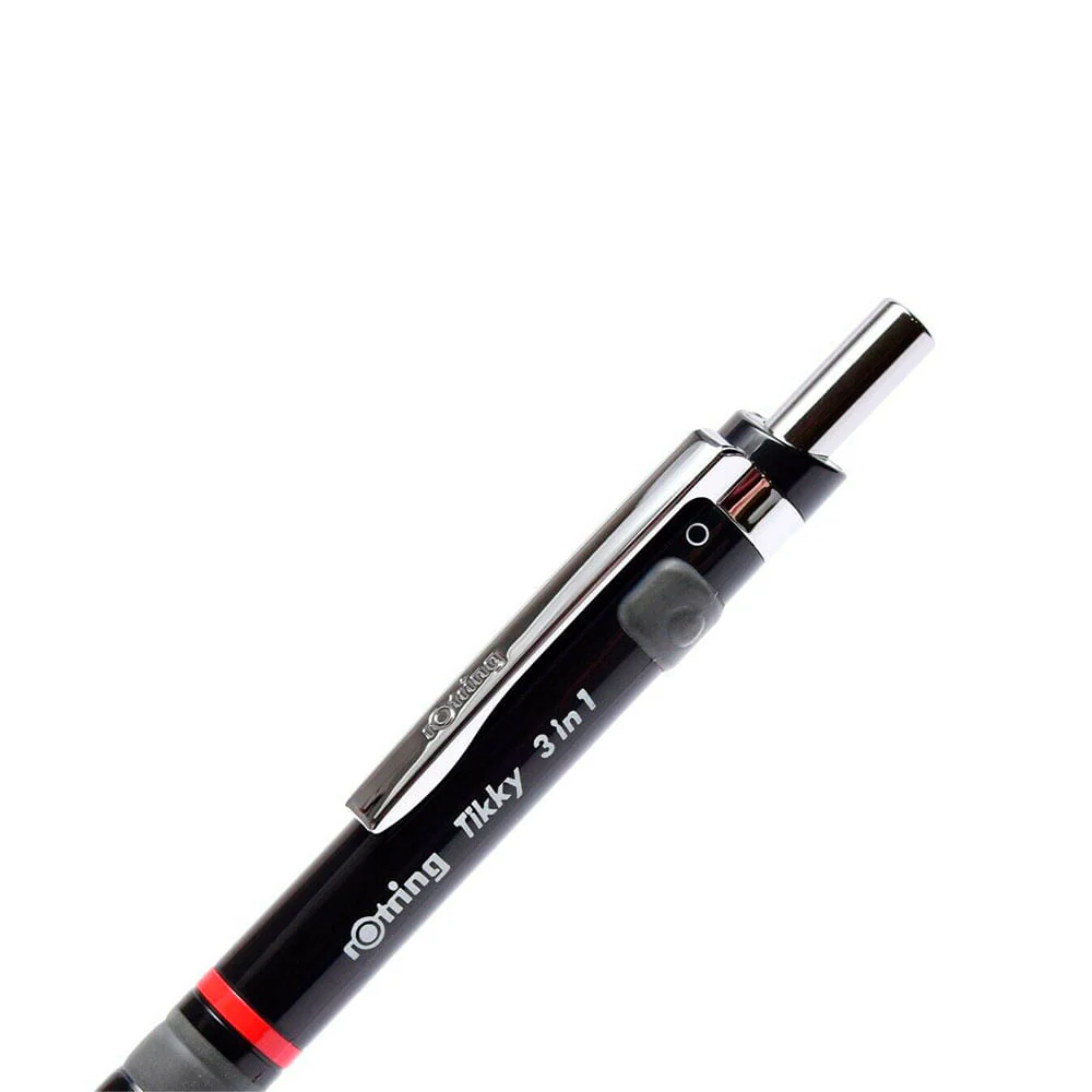 Rotring Tikky Multipen - Portaminas 3 en 1 0,5 mm, Negro y Rojo - Image 2