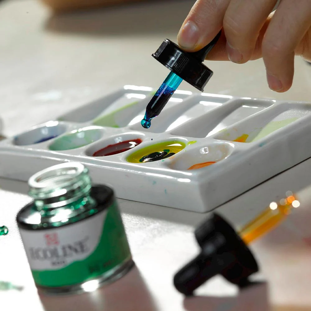 Ecoline - Set 10 Acuarelas Líquidas Mixing Colours 30 ml Gotero - Image 3