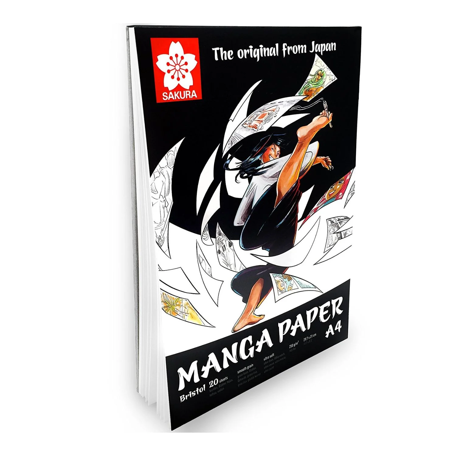 Sakura Manga Paper - Pad Bristol 20 Hojas, 250 g/m2 - Image 6