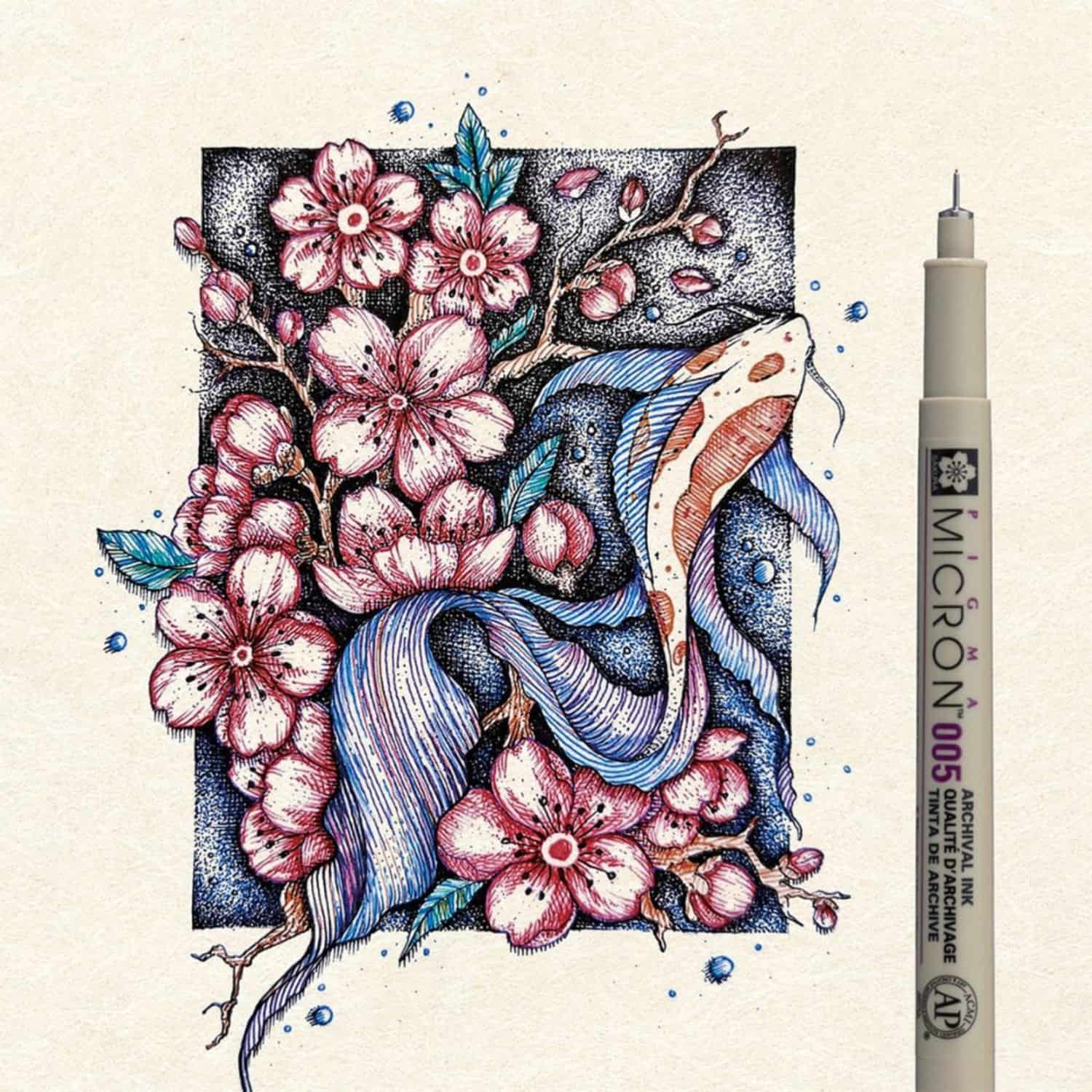 Sakura Pigma Micron - Set 6 Tiralíneas Color Sketch Set 005 - Image 5