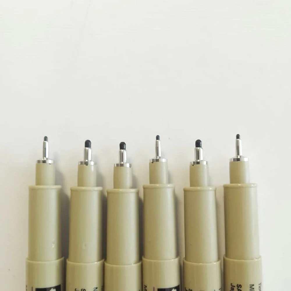 Sakura Pigma Micron - Set 6 Tiralíneas Lettering Gray Tones - Image 2