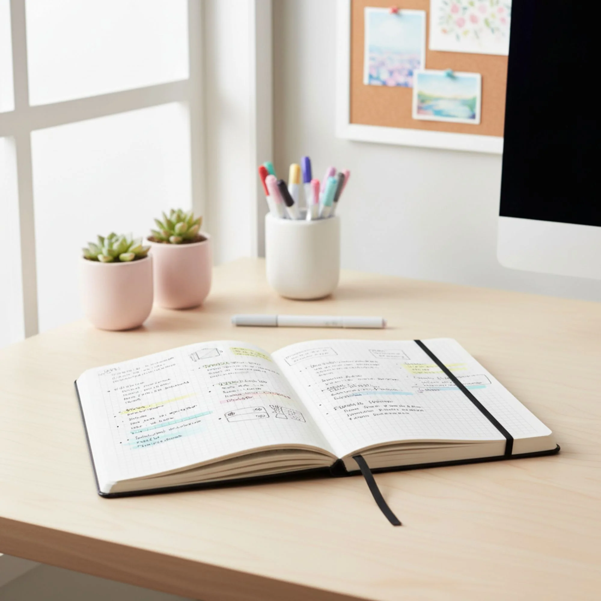 Sakura Squared Note Book - Libreta Cuadros - Image 6