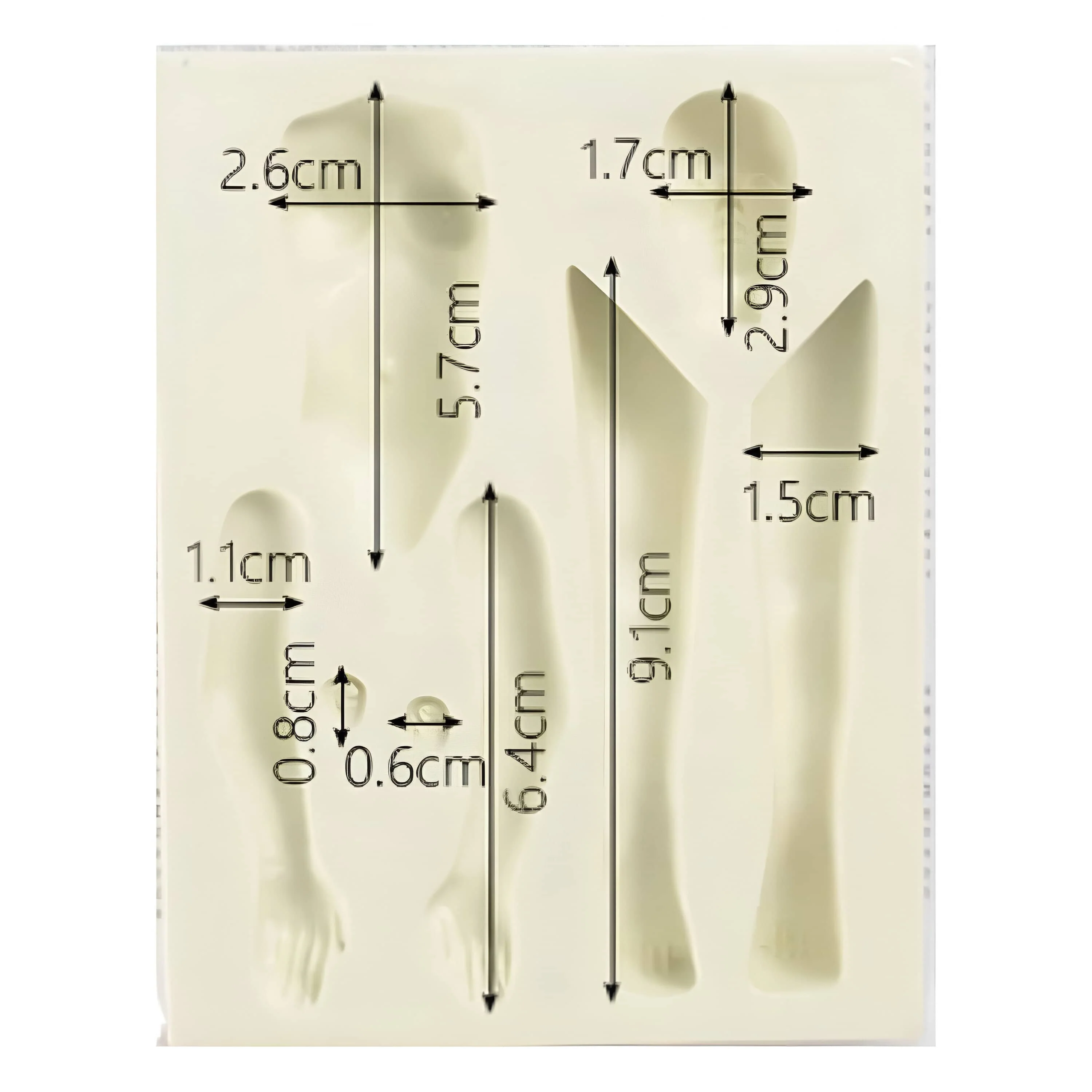 Sculpey Tools - Moldes para Arcilla Flexible Mujer - Image 5
