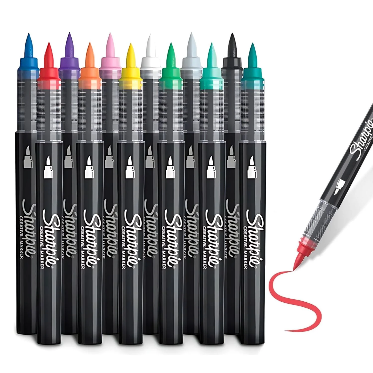 Sharpie Acrylic - Set 12 Marcadores Punta Pincel - Image 3