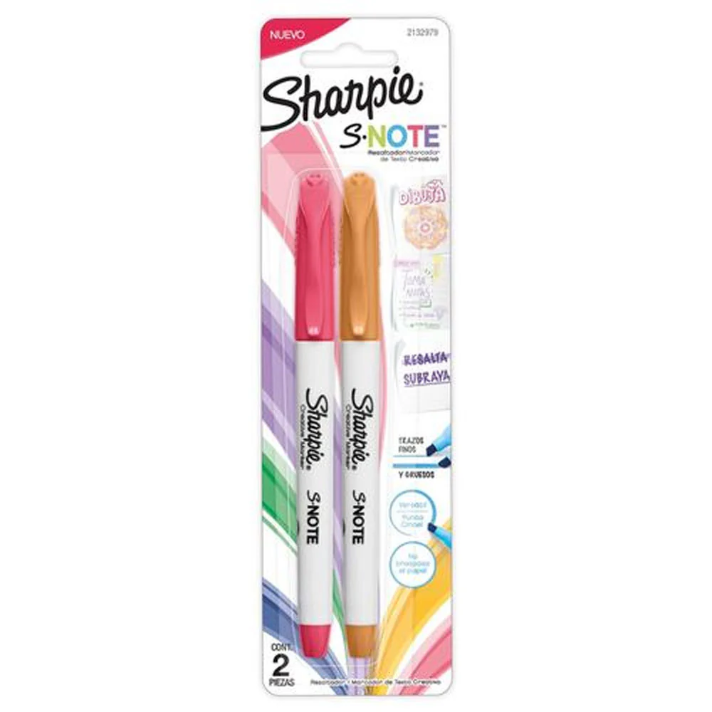 Sharpie - Set 2 Destacadores S Note Pastel - Image 3