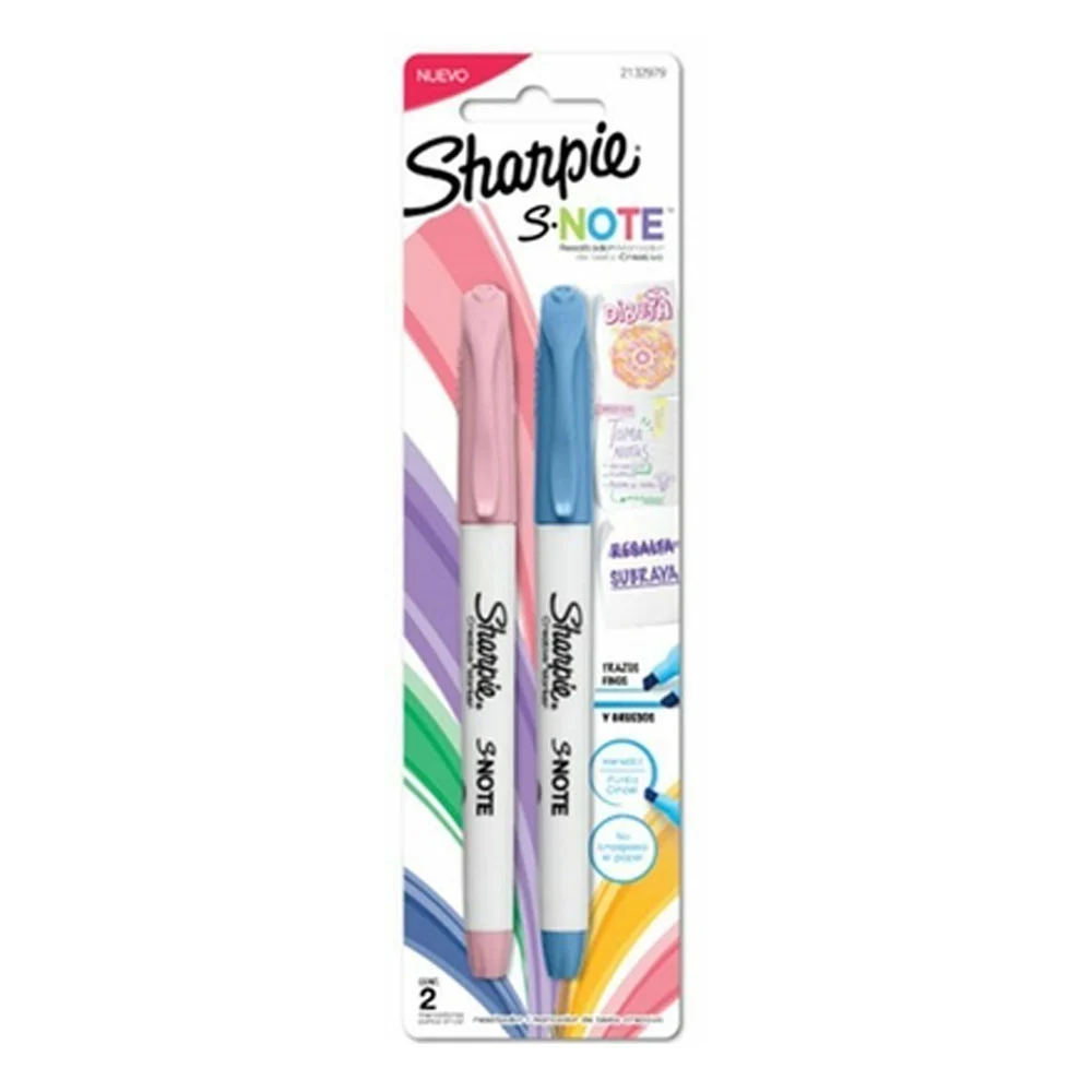 Sharpie - Set 2 Destacadores S Note Pastel - Image 4