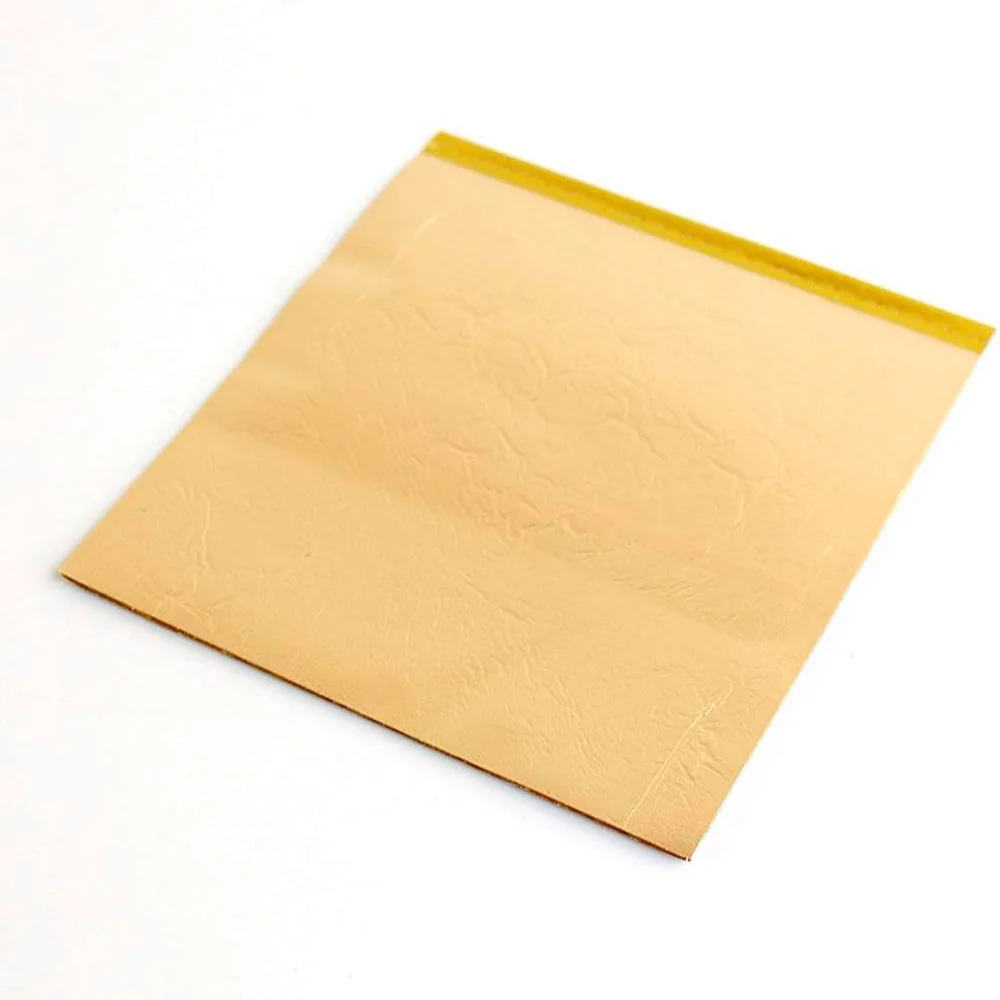Speedball Mona Lisa - Pack 25 Láminas Pan de Oro Metal Leaf Dorado 14 x 14 cm - Image 3