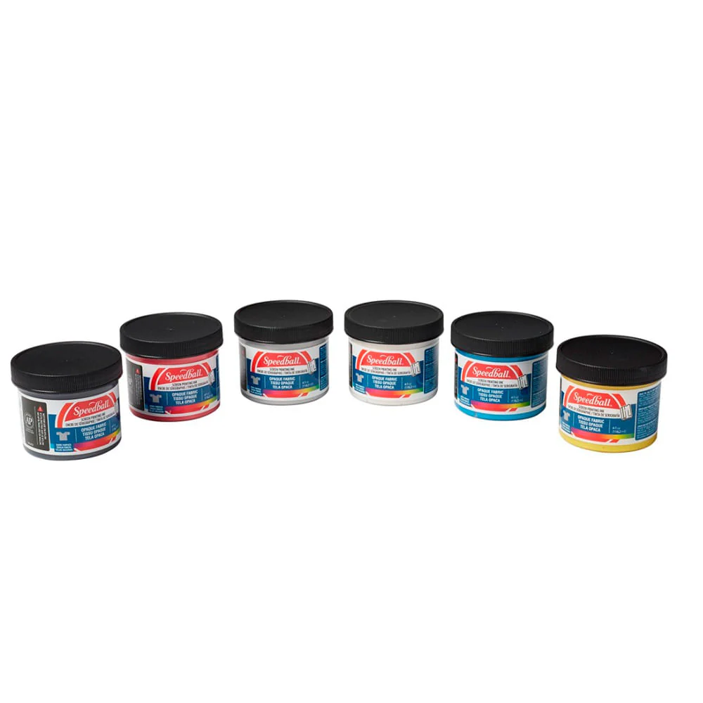 Speedball - Set 6 Tinta para Serigrafía Telas Oscuras 118 ml - Image 2