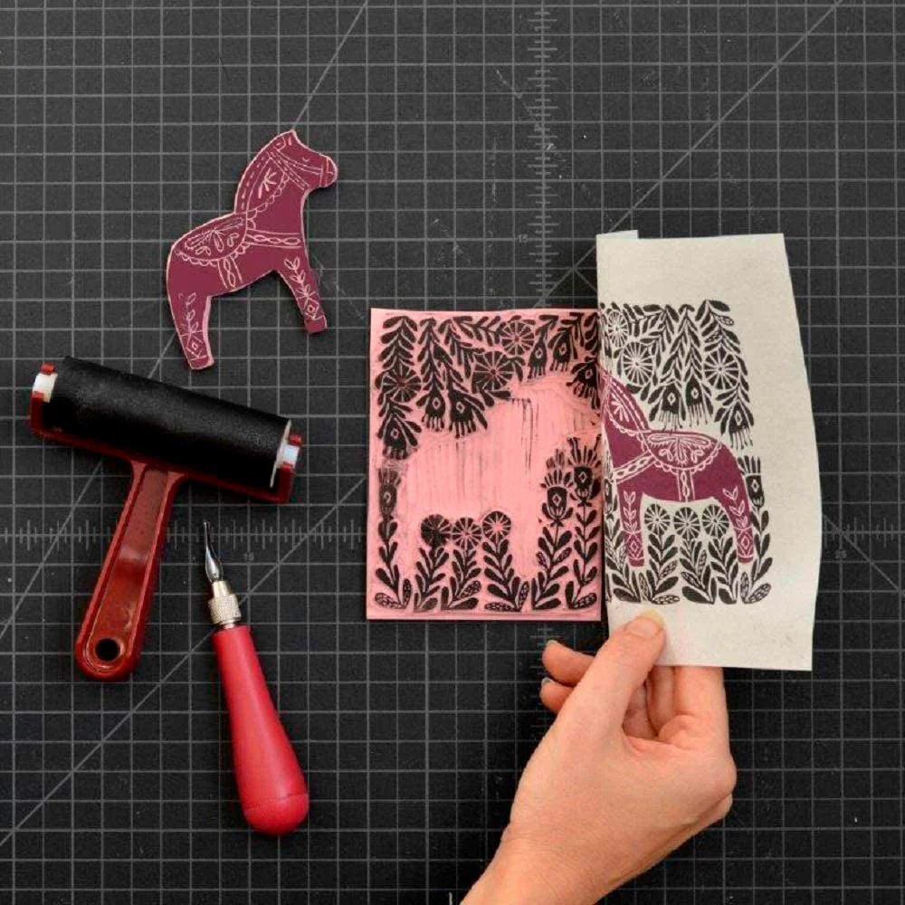 Speedball Speedy Carve - Kit Grabado en Linóleo Super Value - Image 3