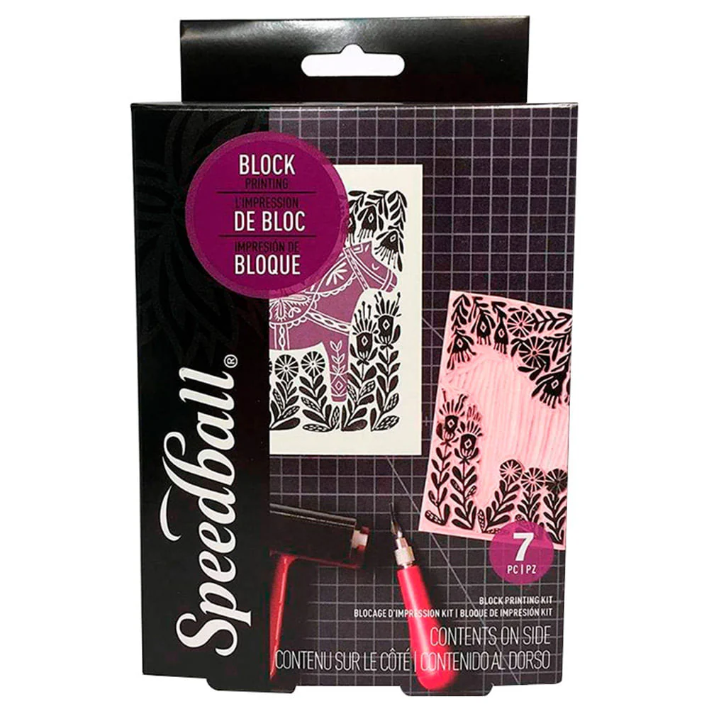 Speedball Speedy Carve - Kit Grabado en Linóleo Super Value - Image 4