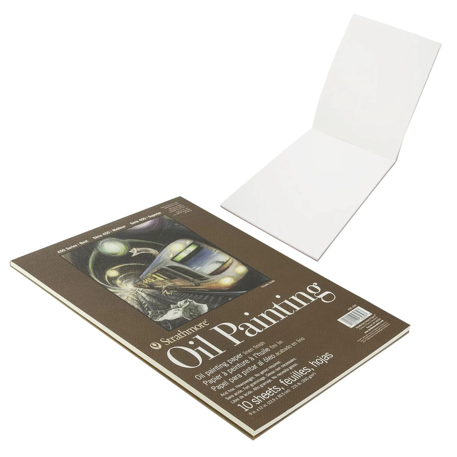Strathmore 400 Series - Block para Óleo Oil Painting 350 g/m2 - Image 3