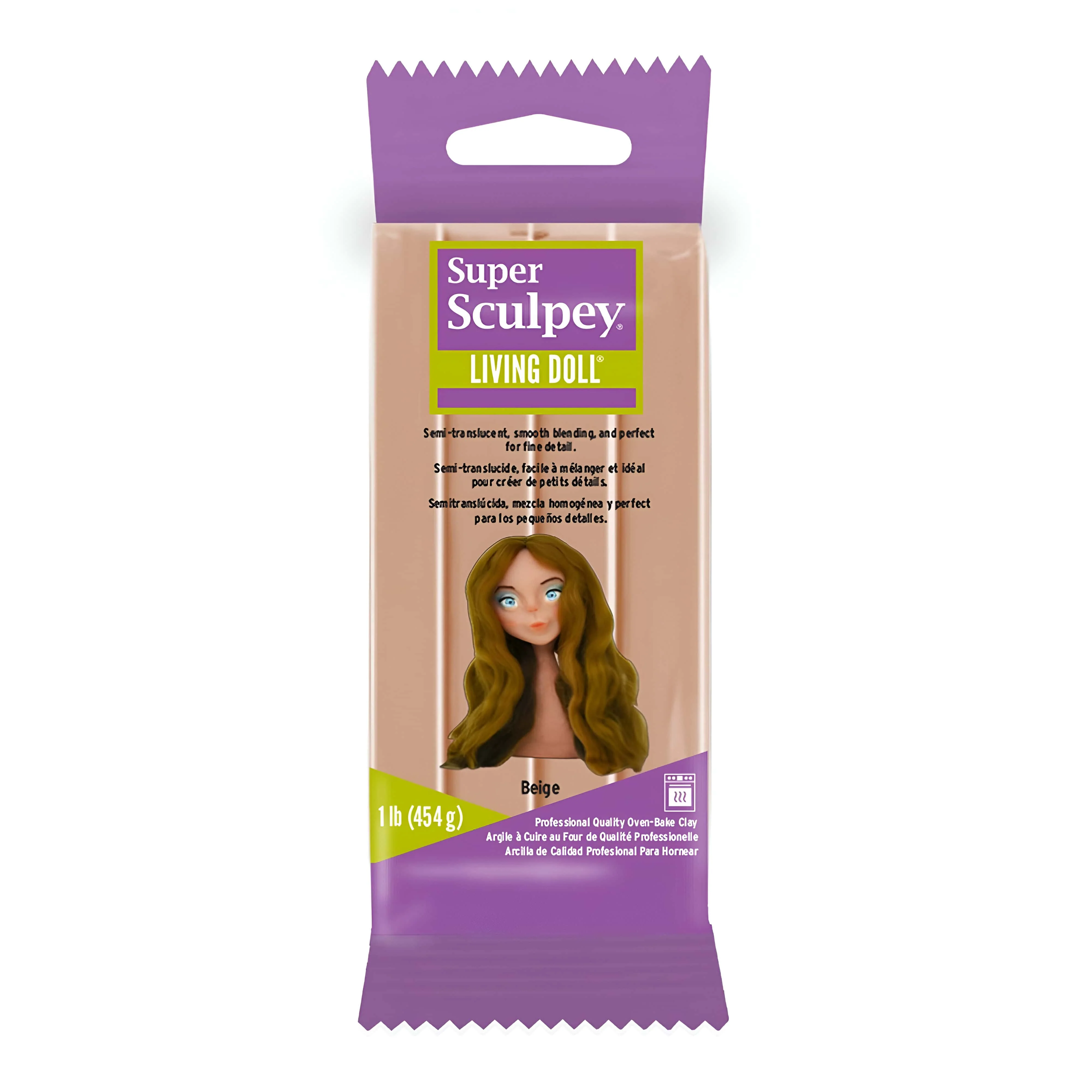 Super Sculpey Living Doll - Arcilla Polimérica (454 g) Beige