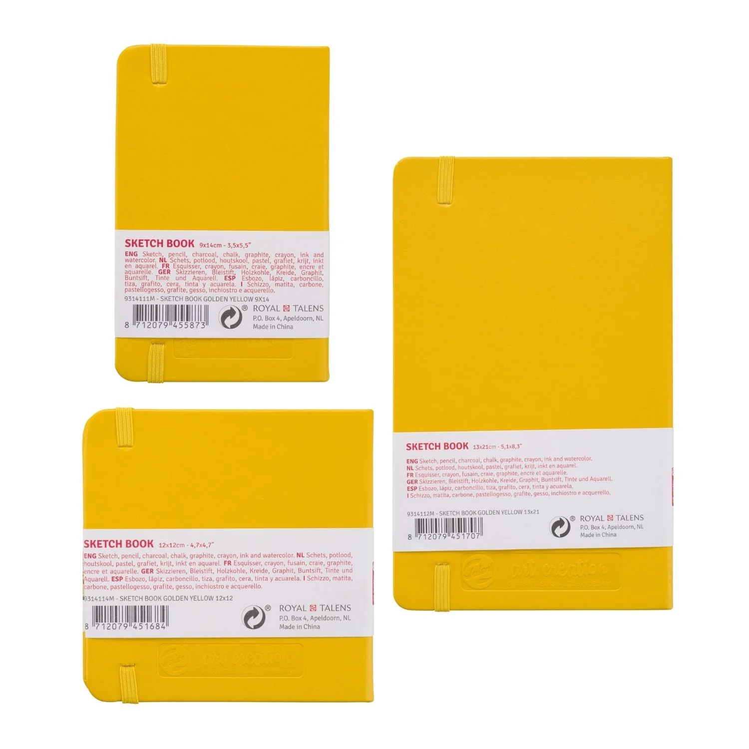 Talens Art Creation Sketch Book - Libreta 80 Hojas 140 g/m2 Golden Yellow - Image 7