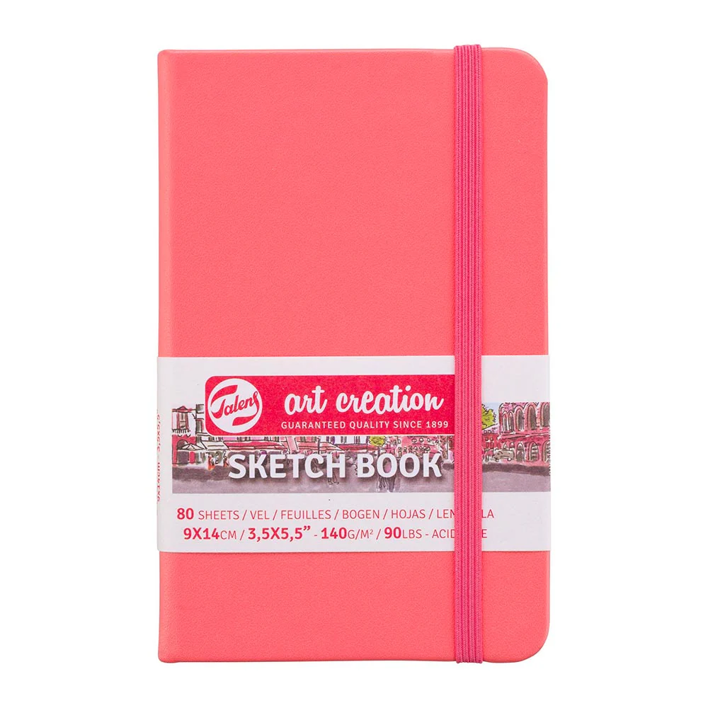 Talens Art Creation Sketch Book - Libreta Coral Red 80 Hojas 140 g/m2 - Image 6