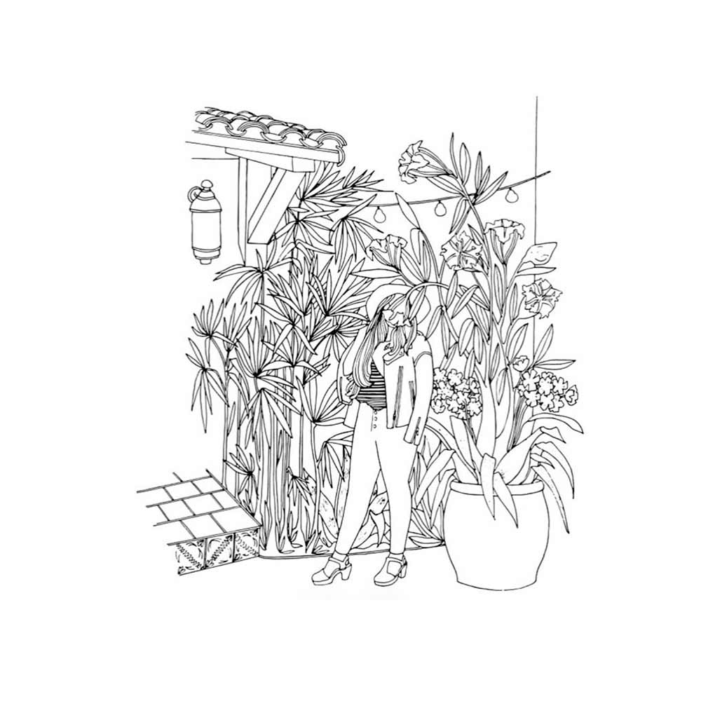 Libro para Colorear The Plant Lady Sarah Simon - Image 3