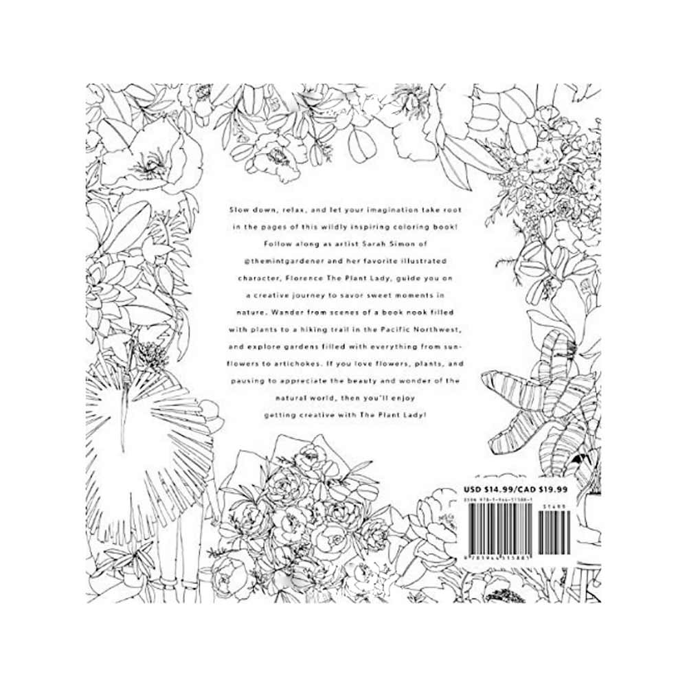 Libro para Colorear The Plant Lady Sarah Simon - Image 4