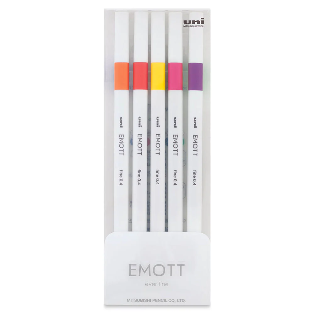 Uni Emott - Set 5 Tiralíneas Punta 04 No.3
