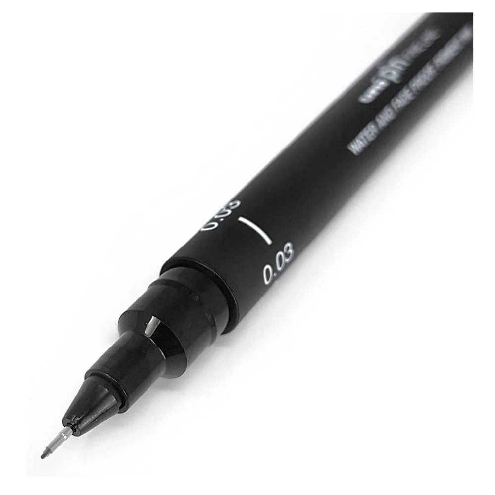 Uni Pin - Tiralíneas Fine Line Negro - Image 3