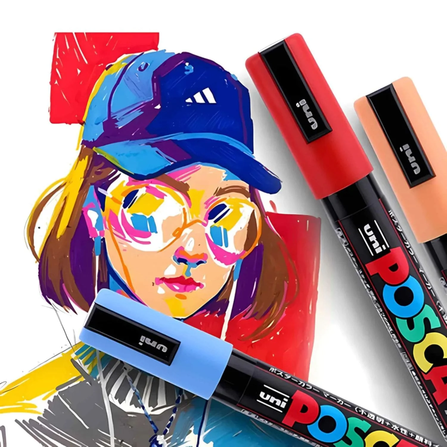 Uni Posca PC-1M - Set 8 Marcadores Extra Finos - Image 2
