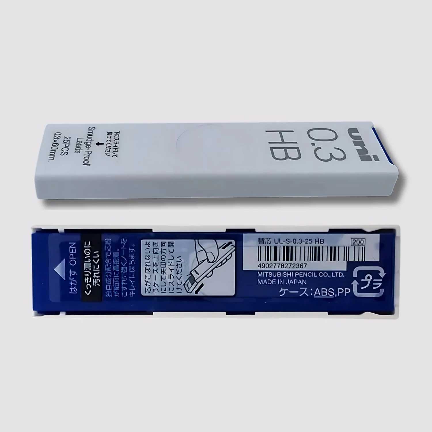 Uni Smudge Proof - Pack 25 Minas para Portaminas 0.3 - Image 3